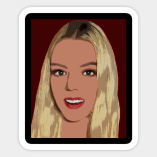 anya taylor joy Sticker